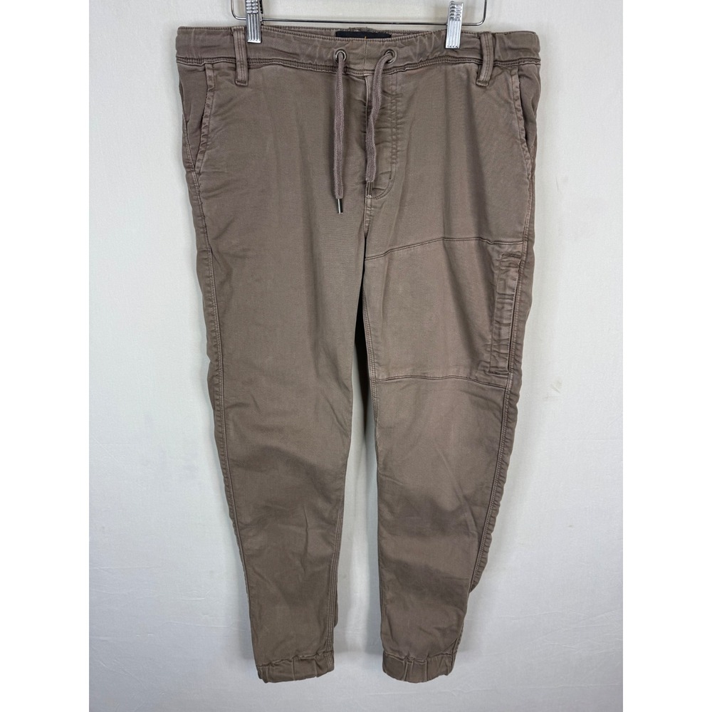 DU/ER N2X Slim Fit Joggers Brown Drawstring Performance Pants‎ 34x29